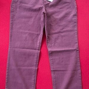 Gloria Vanderbilt Women's Straight Leg Jeans in Plum